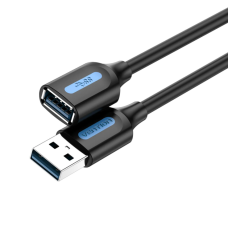 Кабель Vention USB 3.0 A Male to A Female Extension Cable 0.5M black PVC Type (CBHBD) new