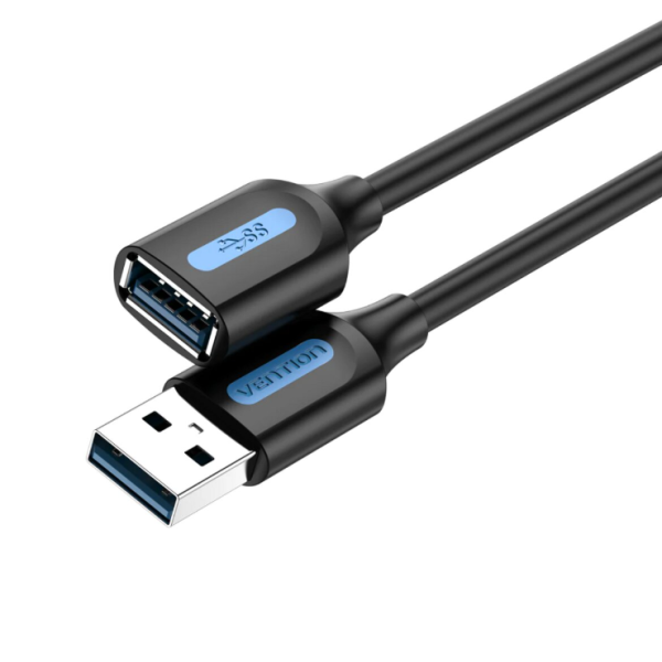 Кабель подовжувач USB/USB 0.5 м Vention Extension Cable чорний