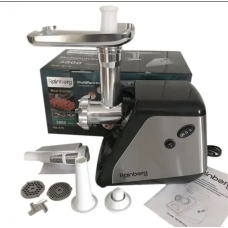 / Електрична м'ясорубка 4в1 Rainberg RB-676 із соковижималкою, 3800W NEW