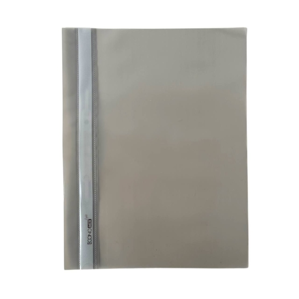 Папка-швидкозшивач А4 Economix Light Е38503-10 пластик сірий