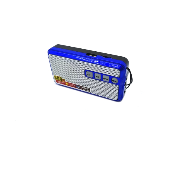 / Радіоприймач міні NS-001BT FM RADIO TF/USB/miniUSB  + ліхтарик  11 - 6 см