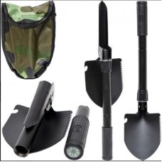 Лопата туристична складана багатофункціональна 101 new