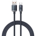 Кабель USB/Type-C 1.2 м Baseus Crystal Shine 100 Вт чорний Кабель USB/Type-C 1.2 м Baseus Crystal Shine 100 Вт чорний