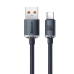 Кабель USB/Type-C 1.2 м Baseus Crystal Shine 100 Вт чорний Кабель USB/Type-C 1.2 м Baseus Crystal Shine 100 Вт чорний