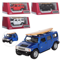 Іграшкова машинка моделька KiNSMART KT5337WS1 Hummer H2 метал 11.5 см інерційна new