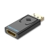 Перехідник DP M/HDMI F Vention HBKB0 чорний Перехідник DP M/HDMI F Vention HBKB0 чорний