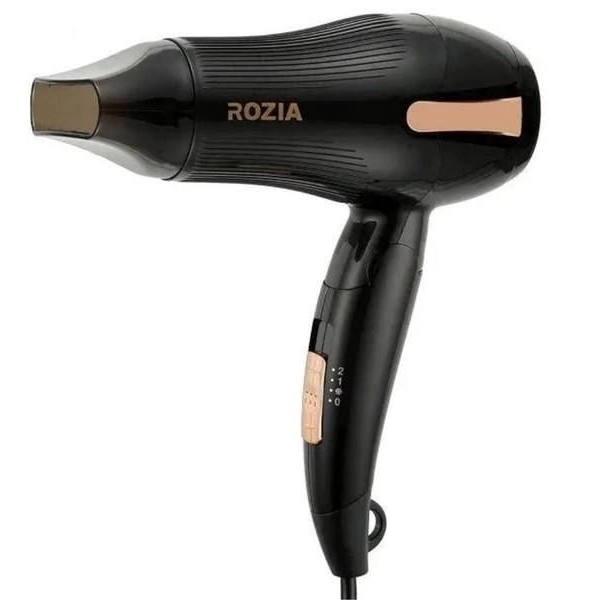 Фен дорожній Rozia HC-8170 1200 Вт чорний з золотистим