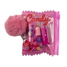 Набір дитячої декоративної косметики UKR2414 у косметичці рожевий