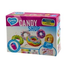 Набір творчості тісто для ліплення 18 кольорів Candy Shop Lovin 41192L зі стеком