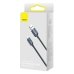 Кабель USB/Type-C 1.2 м Baseus Crystal Shine 100 Вт чорний