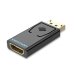 Перехідник DP M/HDMI F Vention HBKB0 чорний Перехідник DP M/HDMI F Vention HBKB0 чорний