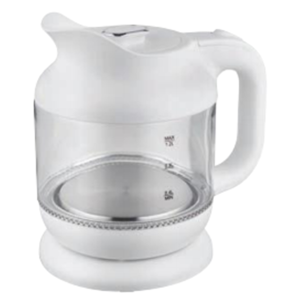 Електрочайник Grunhelm EKG-25010W скло 1.2 л білий