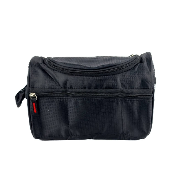 Косметичка чоловіча 713 24 х 18 х 13 см з ручкою чорний