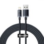 Кабель USB/Apple Lightning 2 м Baseus Crystal Shine 2.4 А чорний