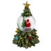 Нічник музичний новорічний LED Ялинка XHF-8001 USB від батарейок 15 х 15 х 23 см зелений