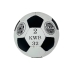 М'яч футбольний №2 OFFICIAL 2502-20 білий з чорним