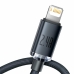 Кабель USB/Apple Lightning 2 м Baseus Crystal Shine 2.4 А чорний