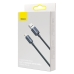 Кабель USB/Apple Lightning 2 м Baseus Crystal Shine 2.4 А чорний