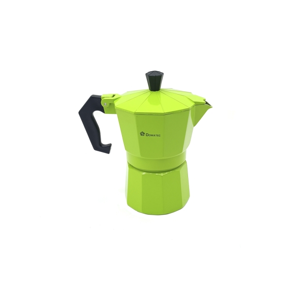 / Гейзерна кавоварка DT-2703 на 3 чашки зелена