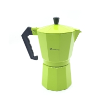 / Гейзерна кавоварка DT-2709 9 чашок для газових плит зелена