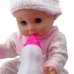 Пупс 999-5-72 у рожевому комбінезоні з аксесуарами та звуковими ефектами шарнірний 30 см