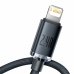 Кабель USB/Apple Lightning 2 м Baseus Crystal Shine 2.4 А чорний