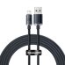 Кабель USB/Apple Lightning 2 м Baseus Crystal Shine 2.4 А чорний