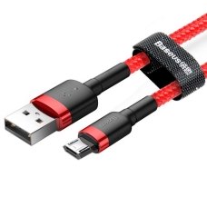 Кабель USB/micro-USB 2 м Baseus Cafule 1.5 А червоний