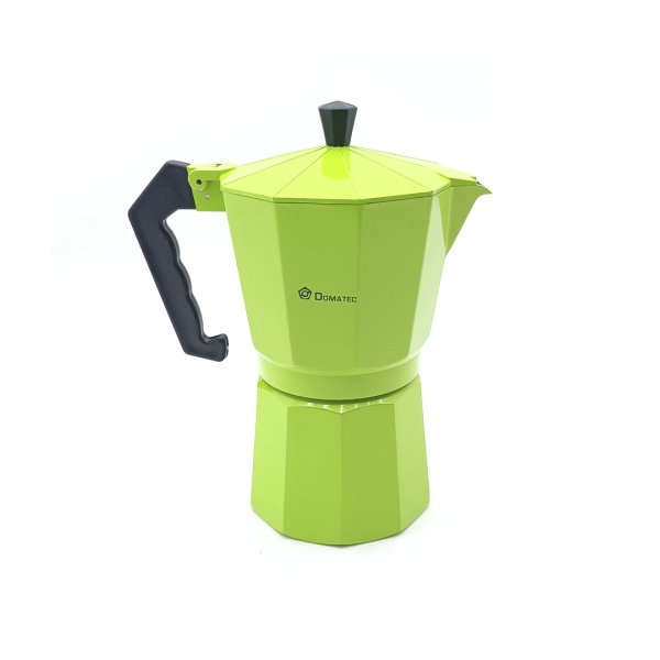 / Гейзерна кавоварка DT-2709 9 чашок для газових плит зелена