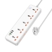 Мережевий фільтр-подовжувач 5 розеток HOCO AC14A Rico 3хUSB/Type C 10 А 1.5 м білий