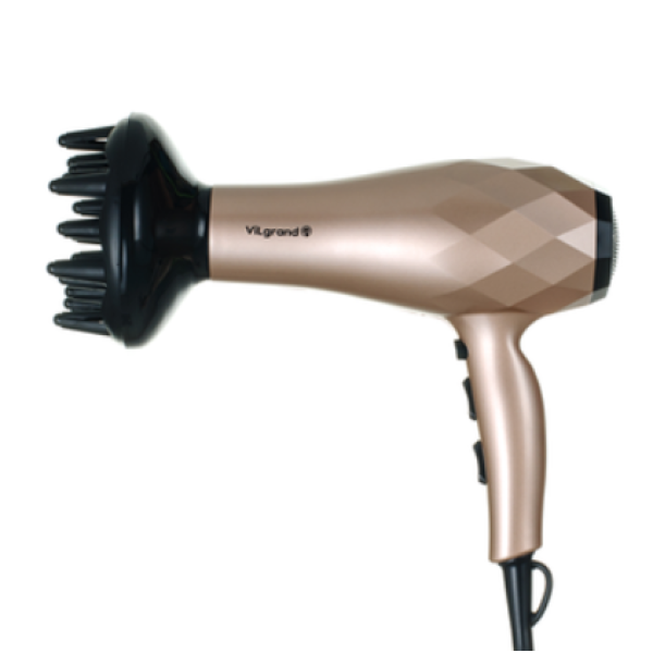 Фен для волосся Vilgrand VHD-2424TI 2400 Вт золотистий