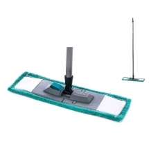 / Швабра Time-to-clean 8043 полотер, мікрофібра, металевий кий, 40х110см, синій