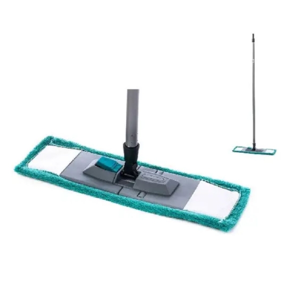 / Швабра Time-to-clean 8043 полотер, мікрофібра, металевий кий, 40х110см, синій