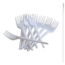 / Виделка пластикова, одноразова,100 шт/уп, білий / Виделка пластикова, одноразова,100 шт/уп, білий
