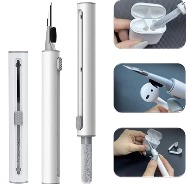 Комплект для чистки навушників Multi Cleaning Pen 3в1 білий