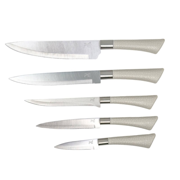 Набір ножів 5 штук Empire EM-1928 Вайт нержавіюча сталь білий