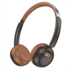 Навушники бездротові накладні Hoco W62 Verso Retro Bluetooth коричневий