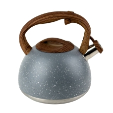 Чайник для плити Empire EM-7710 Лоно нержавіюча сталь 3 л сірий з коричневим