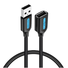 / Кабель Vention USB 2.0 A Male to A Female Extension Cable 1.5M black PVC Type (CBIBG) new