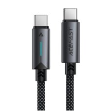 Кабель ACEFAST C19-03, Type-C to Type-C, 60W, 1.2m, Nylon Braid, Aluminum Alloy connectors, Black ne