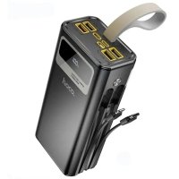 Універсальна мобільна батарея 30000 mAh Hoco DB58 Plentiful 22.5 W повербанк з дисплеєм чорний new