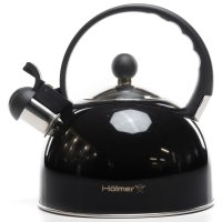 Чайник для плити Hölmer WK-6320-BCSB Cloud нержавіюча сталь 2 л чорний