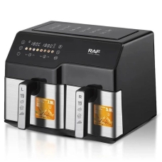 Аерогриль-фритюрниця мультипіч RAF R5342 подвійна безмасляна 2500 Вт 5 л 7л