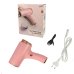 Фен дорожній Portable Hair Dryer 500 Вт бездротовий 2600 mAh рожевий