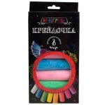 Крейда кольорова 8 шт KRD-02-02U кругла 8 кольорів