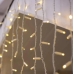 / Світлодіодна гірлянда-бахрома дощик білий дріт 120 LED Magic Lights 3 м вулична теплий білий