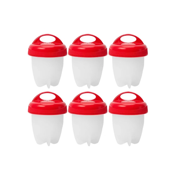 / Силіконові формочки Egg Boiler для варіння яєць без шкаралупи, 6 шт, 8.8*6см