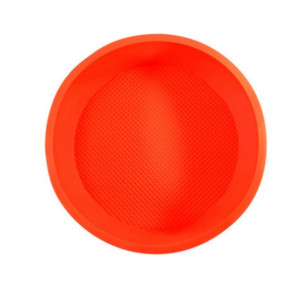 / Форма для кексу класична, кругла, 122г, 24*5см, червоний