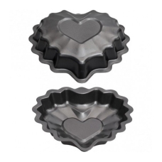 / Форма металева серце фігурне FM-12 25*24.5*5см, чорний