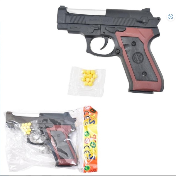 / Пістолет на пульках(нема в комплекті) в пакеті (А238) 14см